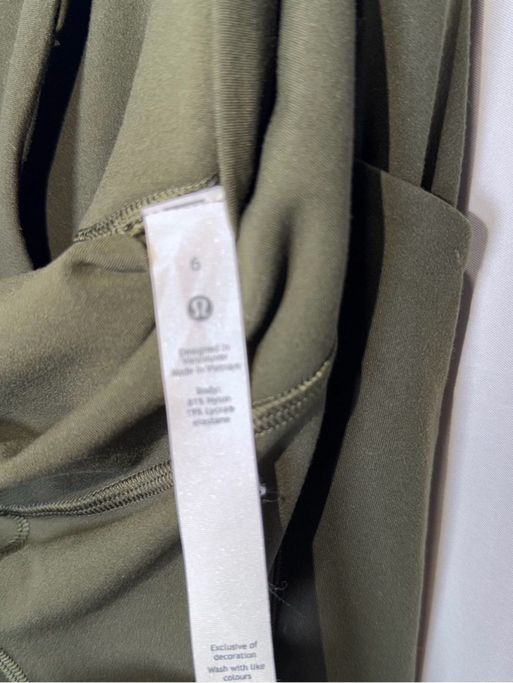 lululemon athletica Olive Green Workout Leggings - Picture 8 of 8
